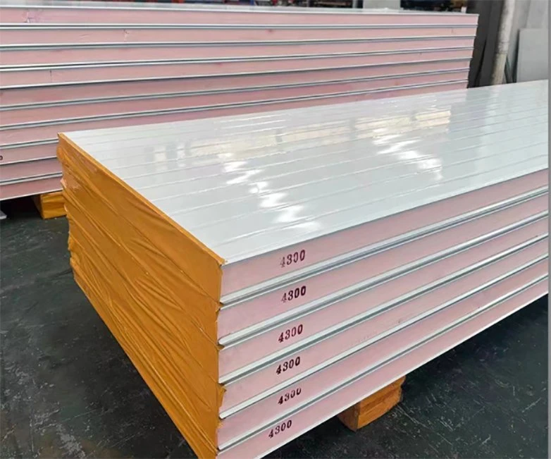 20mm 30mm Steel Exterior Cladding Panels Insulation Phenolic Foam Sandwich Panels Anti Fire Insulation PF Wall Boards for Clean Room